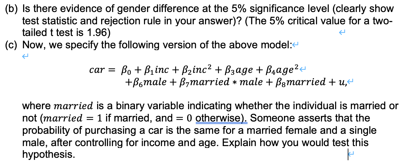 Suppose You Have Estimated The Following Model | Chegg.com