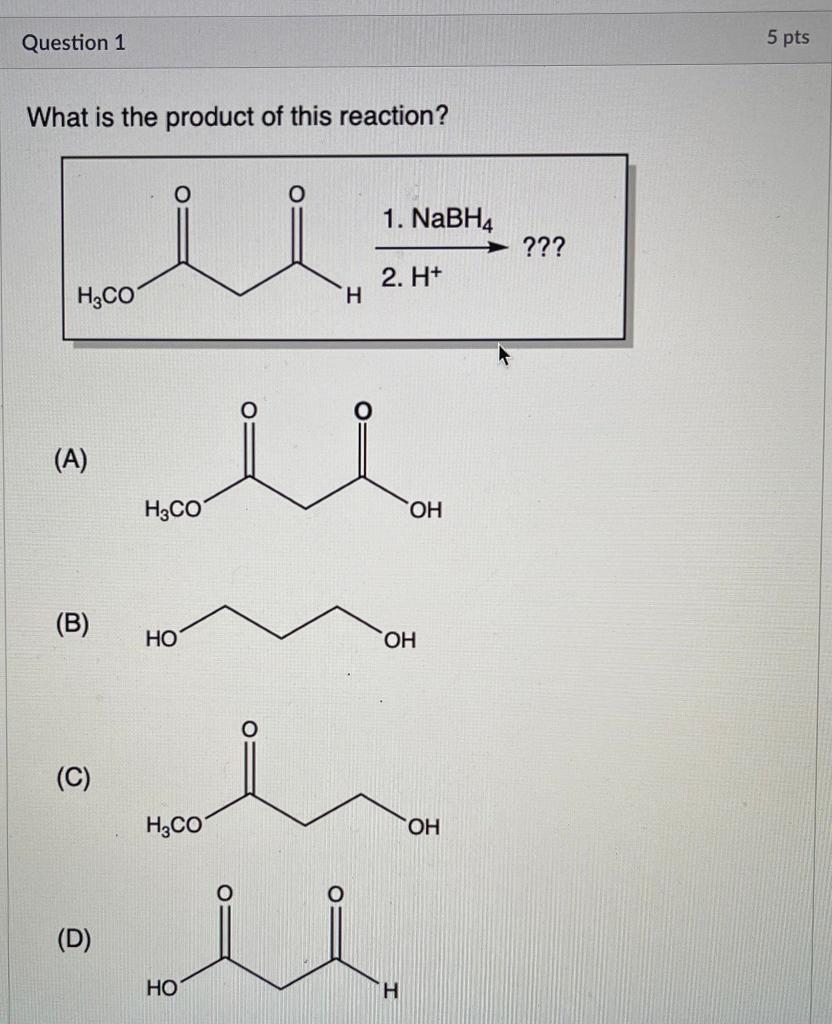 Solved What Is Major The Product Of This Reaction? (A) (B) | Chegg.com