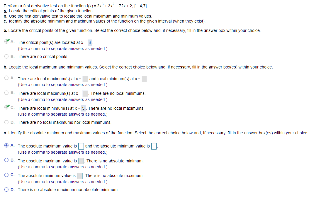 Solved Find The Intervals On Which F Is Increasing And De Chegg Com