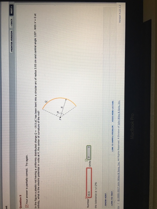 Solved In the figure a plastic rod having a uniformly