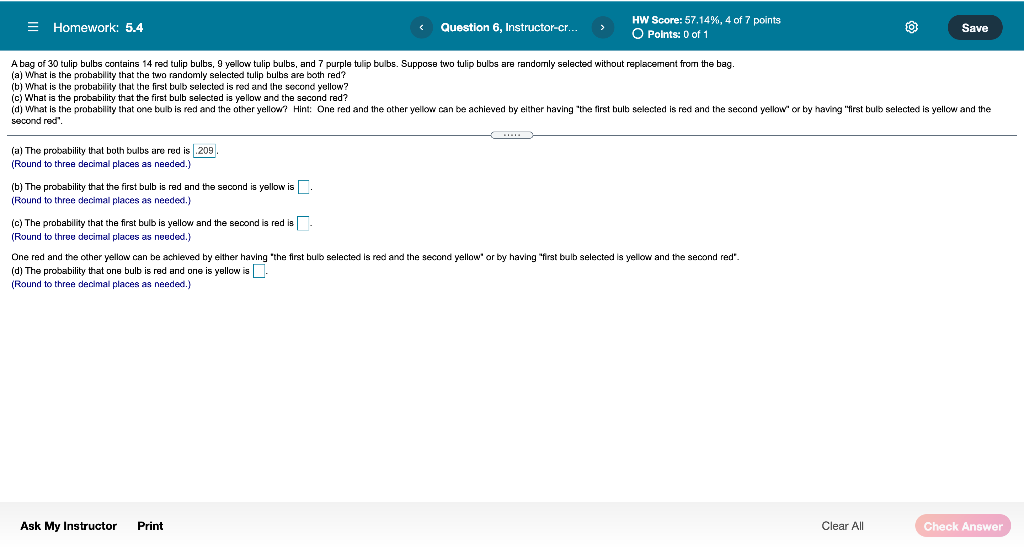 Solved Homework: 5.4 Question 2,5.4.21 Part 1 of 2 HW Score: | Chegg.com