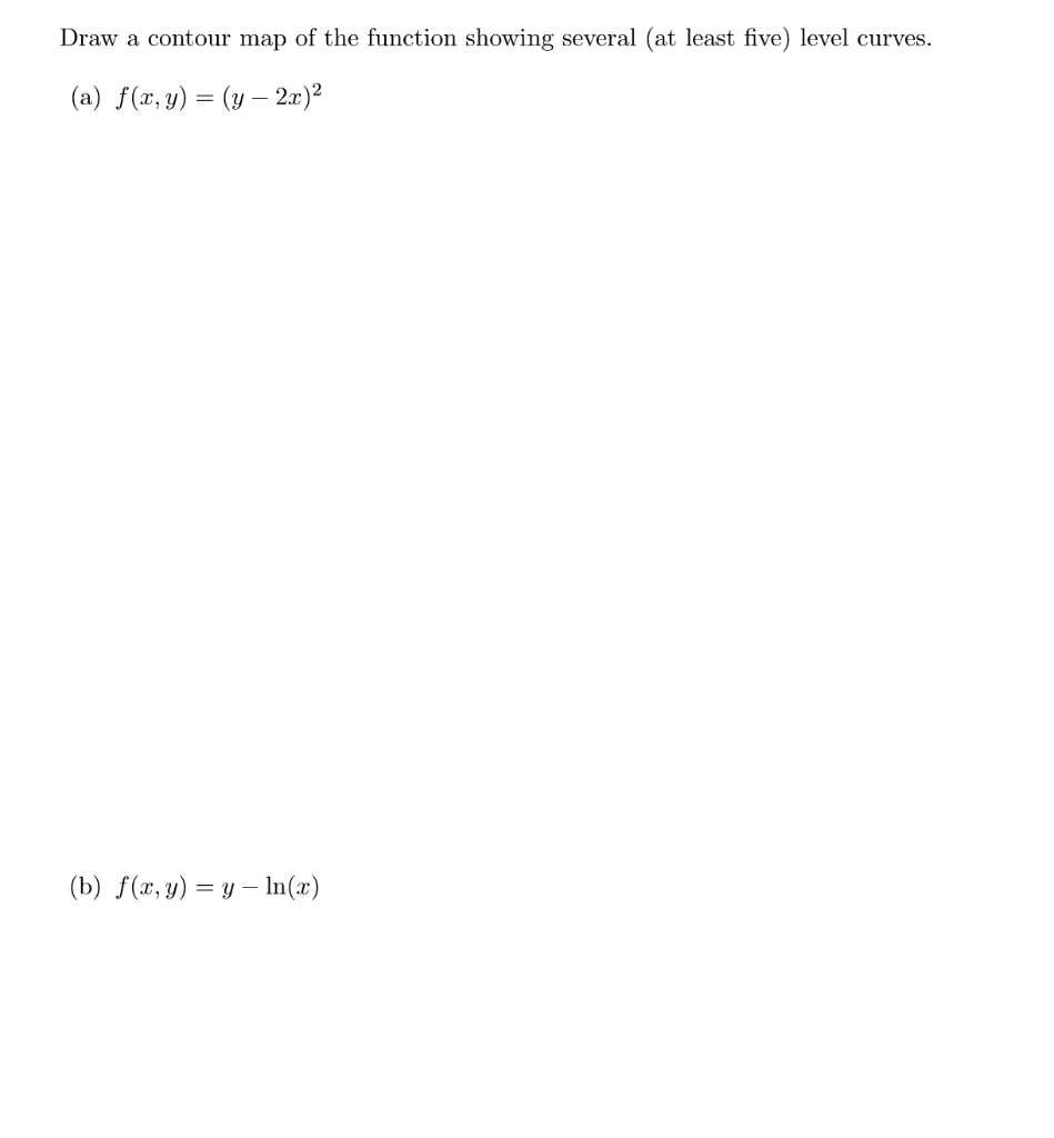 solved-draw-a-contour-map-of-the-function-showing-several-chegg