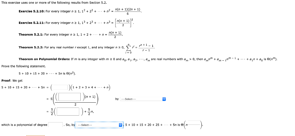 Solved This exercise uses one or more of the following | Chegg.com
