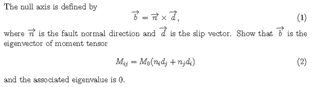 The Null Axis Is Defined By N X 2 Where N Is T Chegg Com