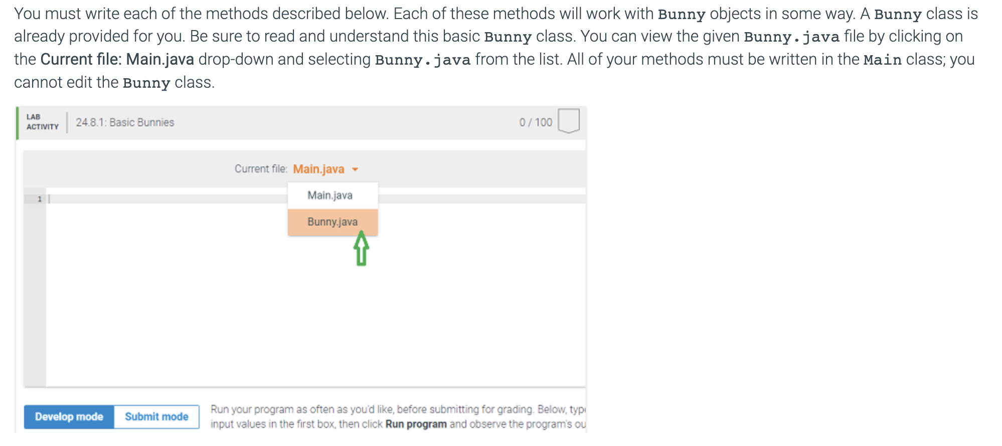 Solved You must write each of the methods described below. | Chegg.com