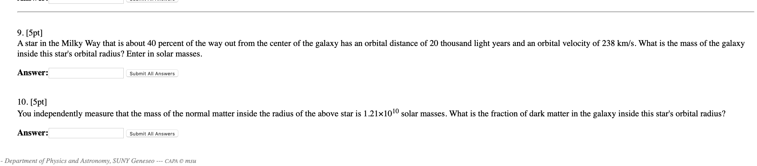 Solved 9. [5pt] A star in the Milky Way that is about 40 | Chegg.com