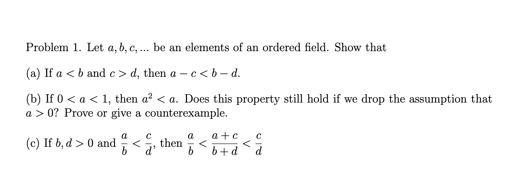 Solved Problem 1. Let A, B, C, ... Be An Elements Of An | Chegg.com