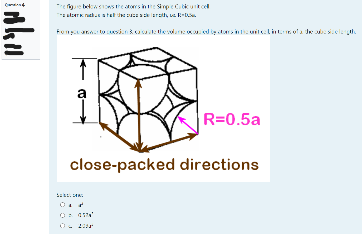 Solved The Face Centred Cubic (FCC) and Hexagonal Close | Chegg.com
