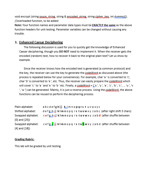 Solved EECE 1080/ CS 1 -- Spring 2021 – Week 10 Lab Enhanced | Chegg.com