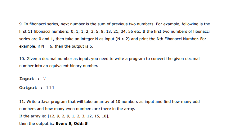 Solved 9. In fibonacci series, next number is the sum of | Chegg.com