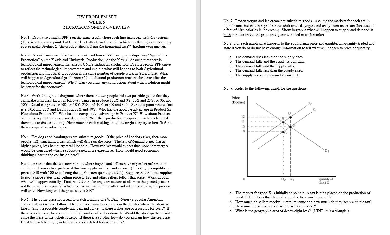 Solved HW PROBLEM SET WEEK 5 No. 7. Frozen yogurt and ice