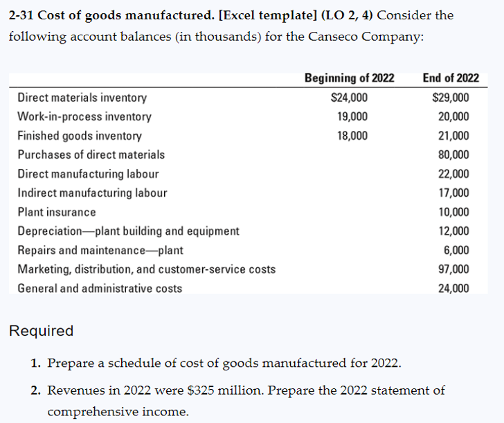 solved-2-31-cost-of-goods-manufactured-excel-template-lo-chegg