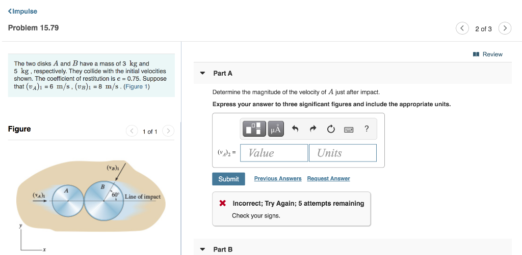 Solved The Two Disks A And B Have A Mass Of 3 Kg And 5 Kg