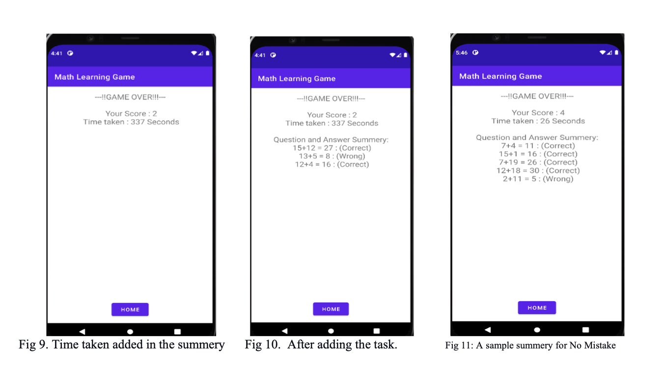 Create a Math Learning Game application similar to | Chegg.com