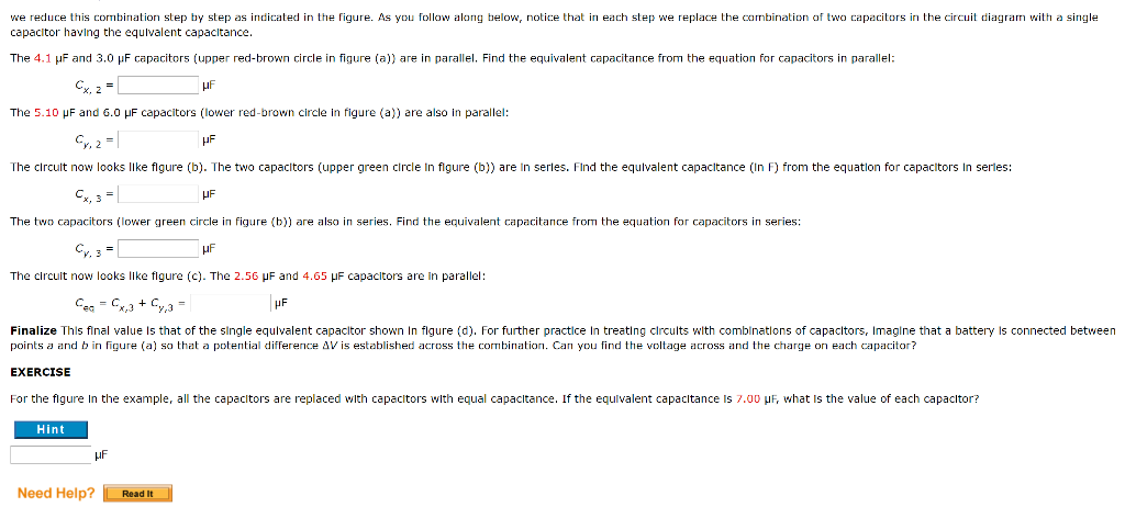 Solved Find The Equivalent Capacitance Between A And B For | Chegg.com