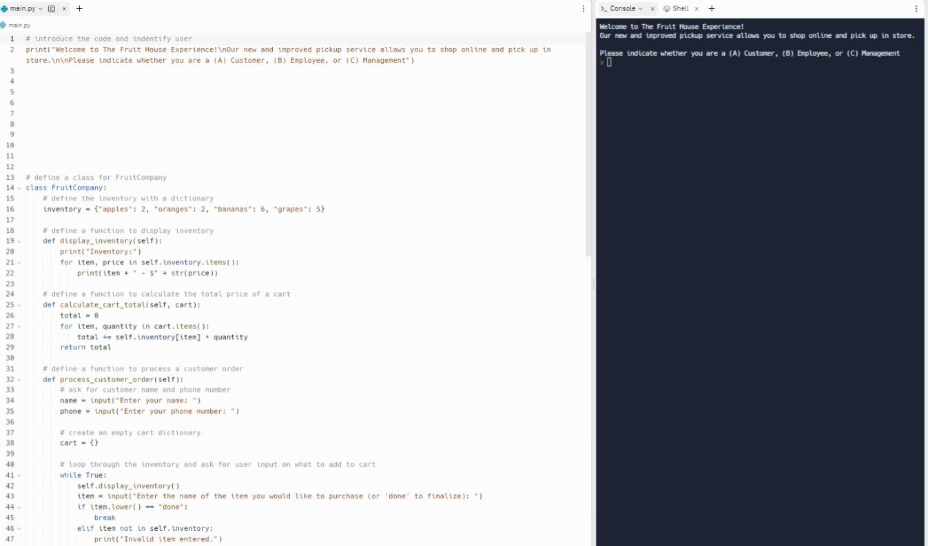 Solved PYTHON Hi! I'm trying to make a code representing a | Chegg.com