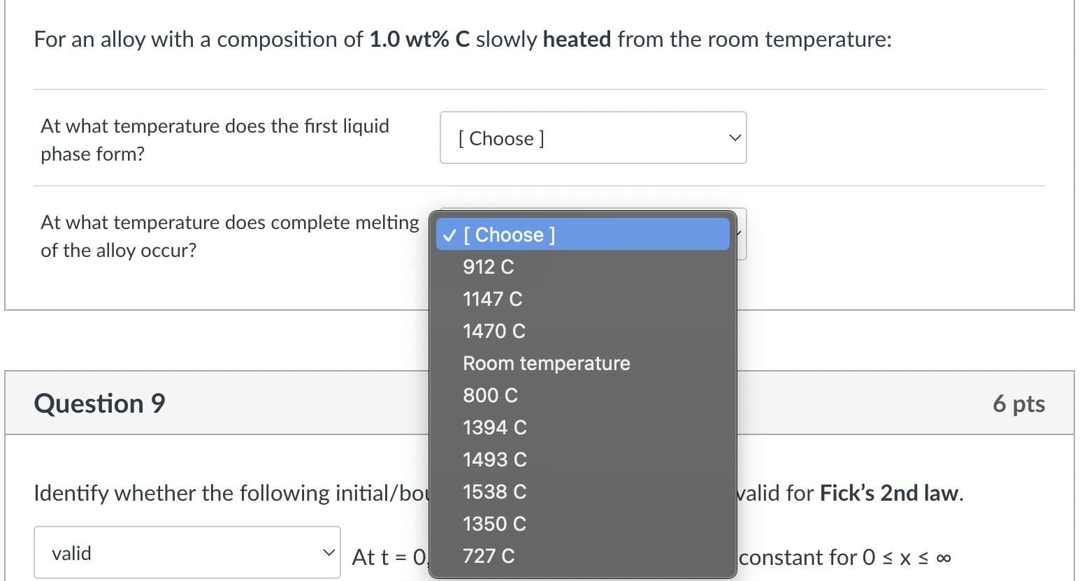 Solved The questions below refer to the Fe−Fe3C phase | Chegg.com