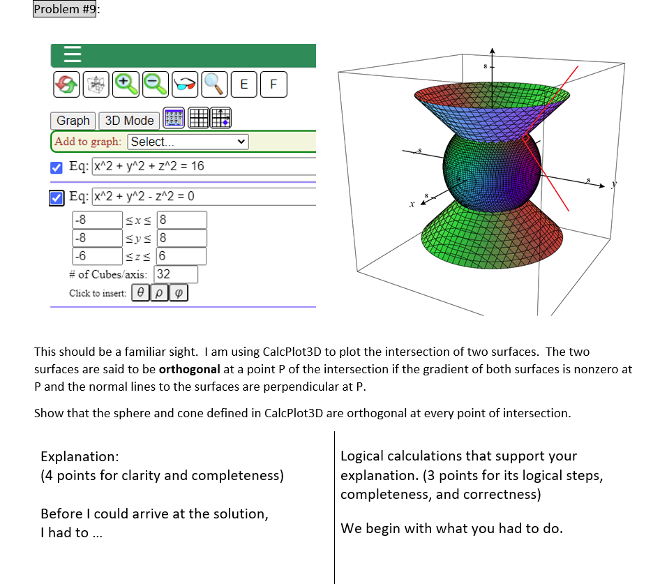 Problem 9 E F Graph 3d Mode Add To Graph Select Chegg Com