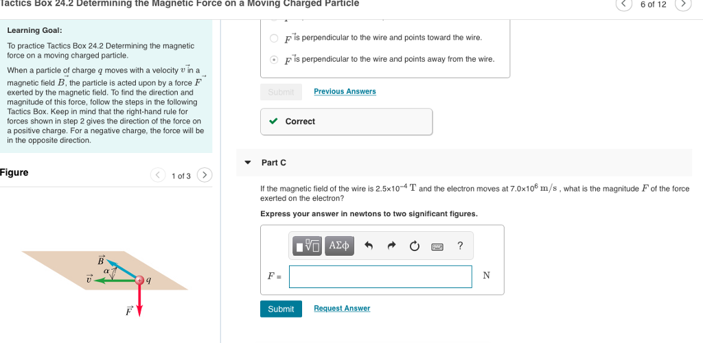 Solved actics Box 24.2 Determining the Magnetic Force on a | Chegg.com