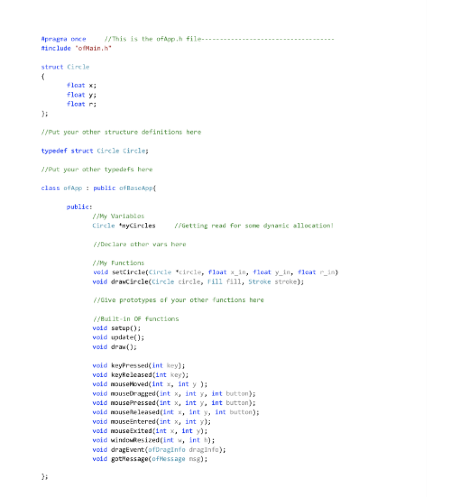 1. Create the following structures: Line Circle | Chegg.com