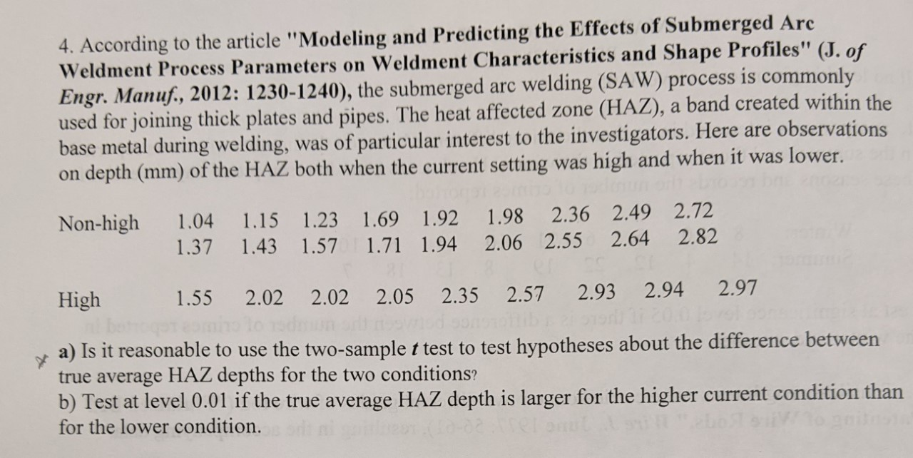 Solved 4. According to the article "Modeling and Predicting
