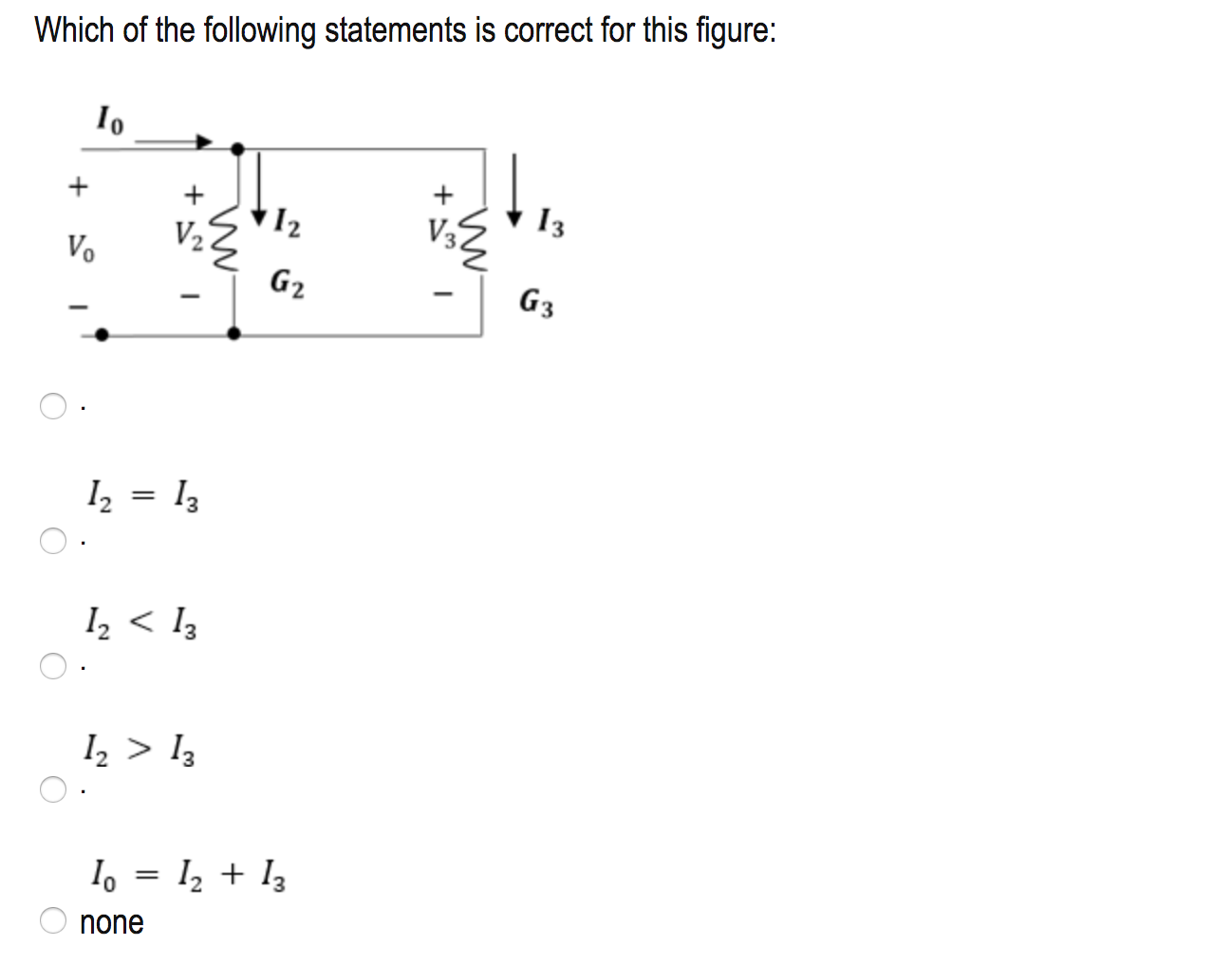 Solved Which of the following statements is correct for this | Chegg.com