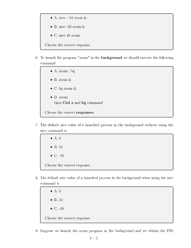 linux Homework #2 System Programming 1. Give the | Chegg.com