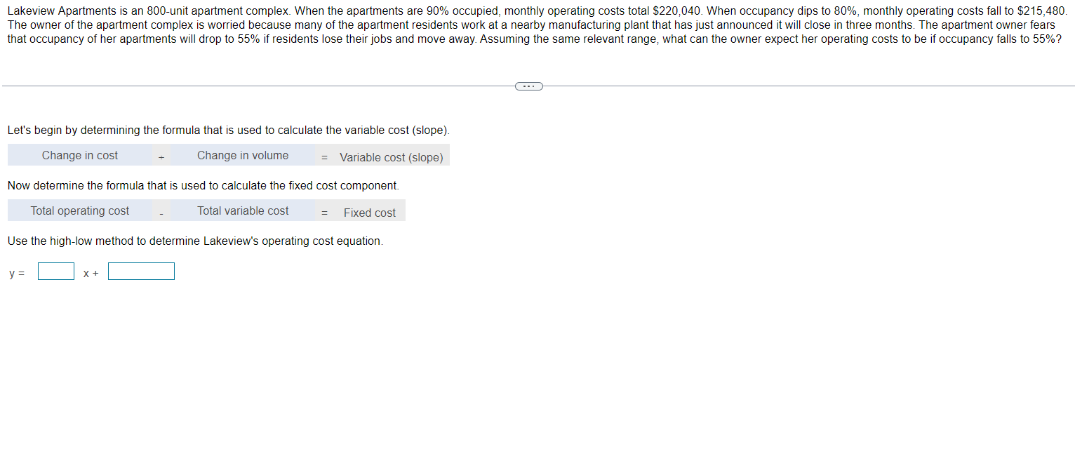 Solved Let's begin by determining the formula that is used