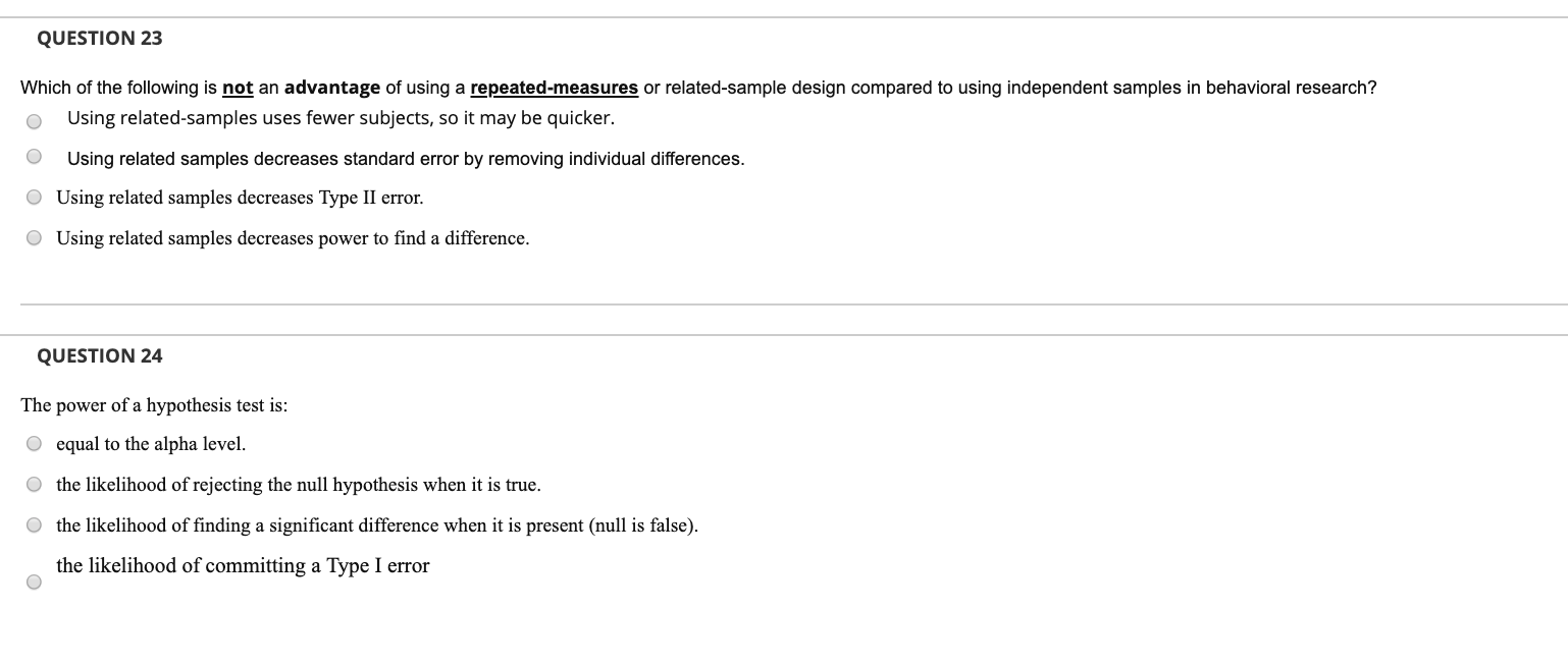 Solved QUESTION 23 Which of the following is not an | Chegg.com