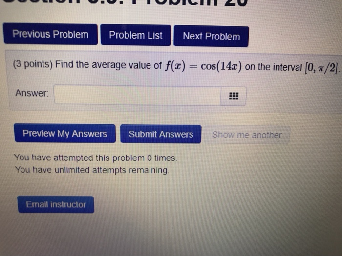 Solved Section 5.5: Problem 19 Previous Problem Problem List | Chegg.com