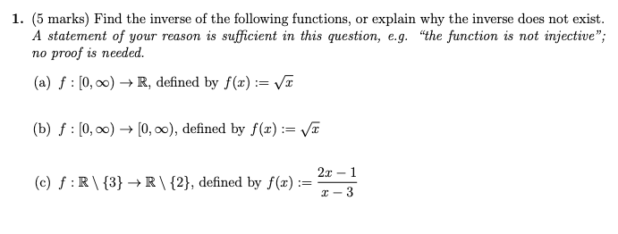 What Is The Inverse Of The Following Statement