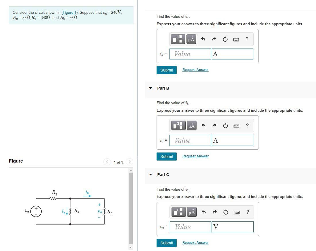 Solved Consider The Circuit Shown In (Figure 1). Suppose | Chegg.com