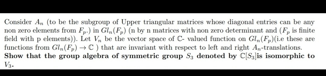 Solved Consider An (to be the subgroup of Upper triangular | Chegg.com