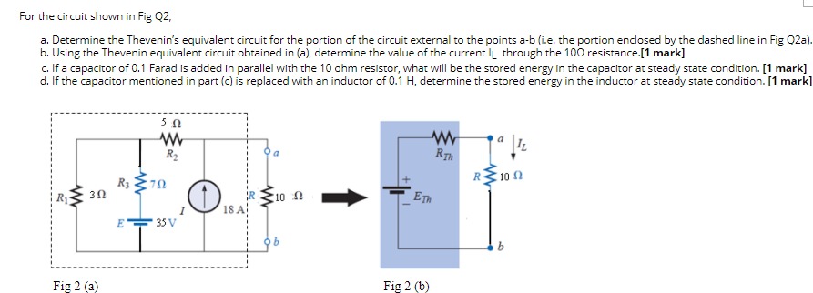 Solved For the circuit shown in Fig 02, a. Determine the | Chegg.com