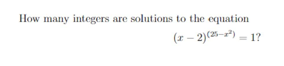 Solved How many integers are solutions to the equation | Chegg.com