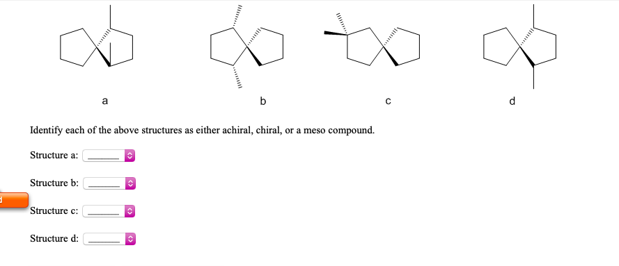 Solved ܘ ܂ ܘ ܘ ܘ Identify each of the above structures as | Chegg.com