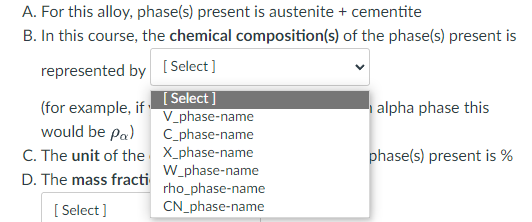 The Questions Below Refer To The Fe−Fe3C Phase | Chegg.com