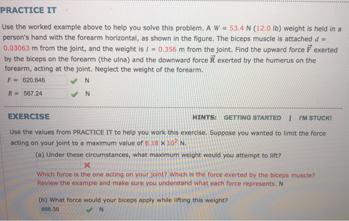 Solved PRACTICE IT Use the worked example above to help you | Chegg.com