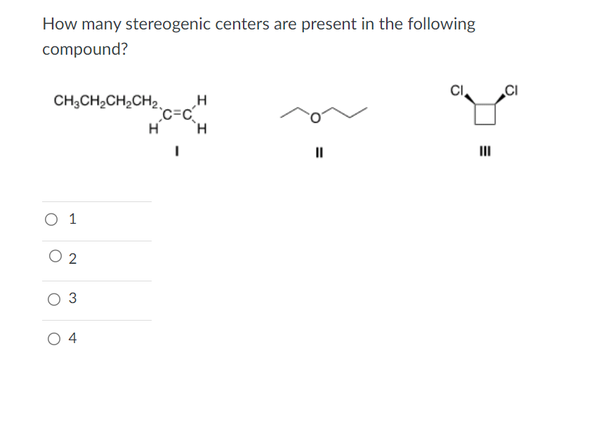 Solved How Many Stereogenic Centers Are Present In The 4067