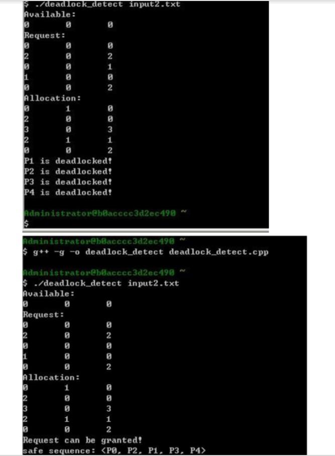 Write a java code that implements the banker’s | Chegg.com