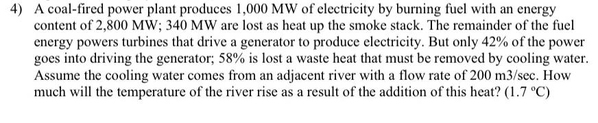 solved-a-coal-fired-power-plant-produces-1-000mw-of-chegg