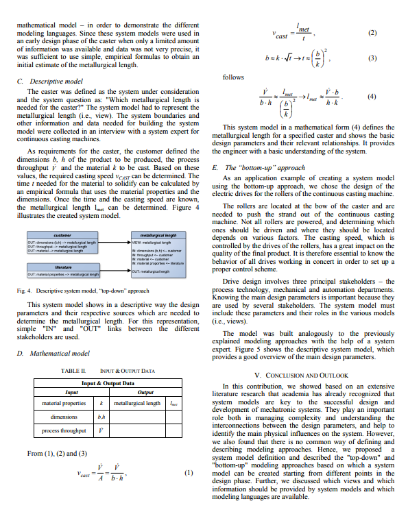 Design and Use of System Models in Mechatronic System | Chegg.com