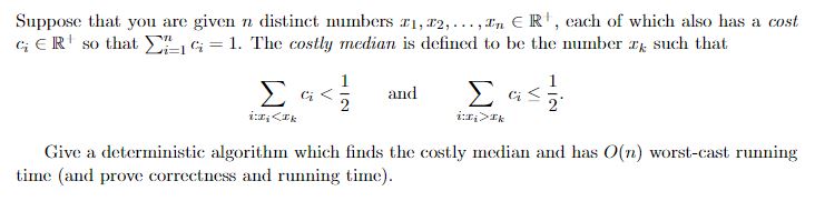 Solved Suppose that you are given n distinct numbers | Chegg.com