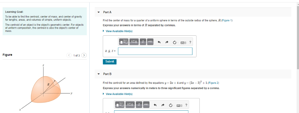 Solved Learning Goal: Part A To be able to find the | Chegg.com