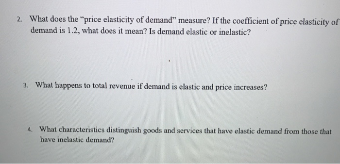 what does the price elasticity of demand coefficient measure