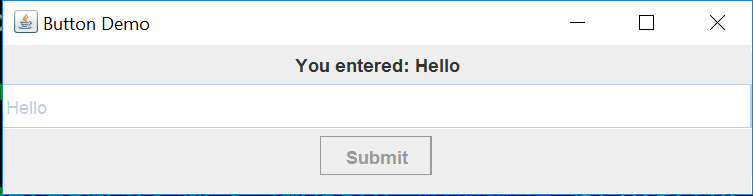 Solved It is now your turn to use Java SWING API to build a | Chegg.com