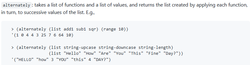 Solved Implement the following higher-order function | Chegg.com