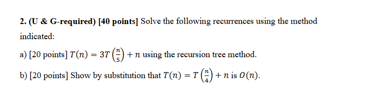 Solved Questions - 2 (20 points) You have the following
