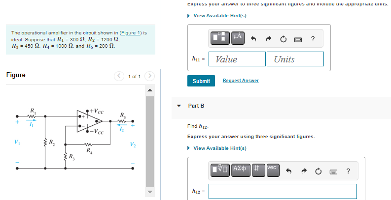 Solved The operational amplifier in the circuit shown in | Chegg.com