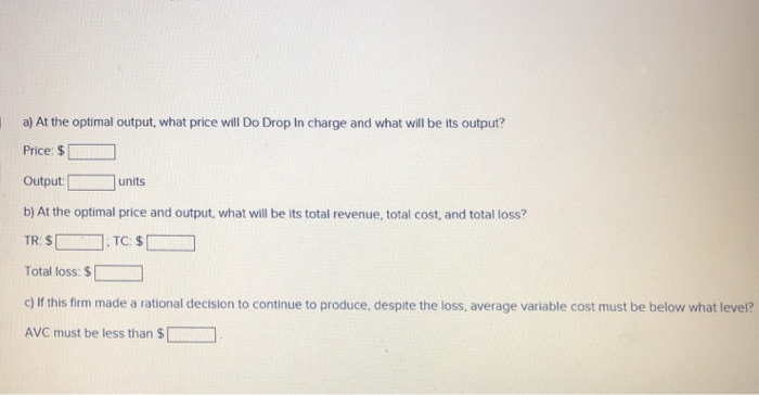 Solved Saved The graph shown below is that of Do Drop In, a | Chegg.com